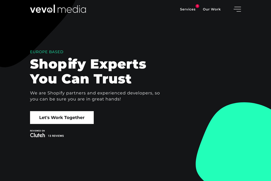 Shopify Partners Agency - Vevol Media