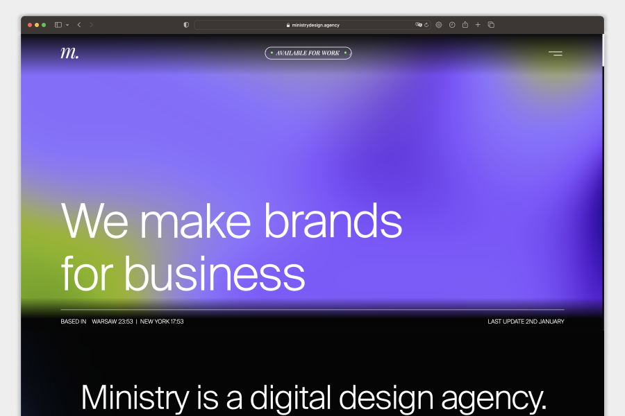 Ministry – Design Agency