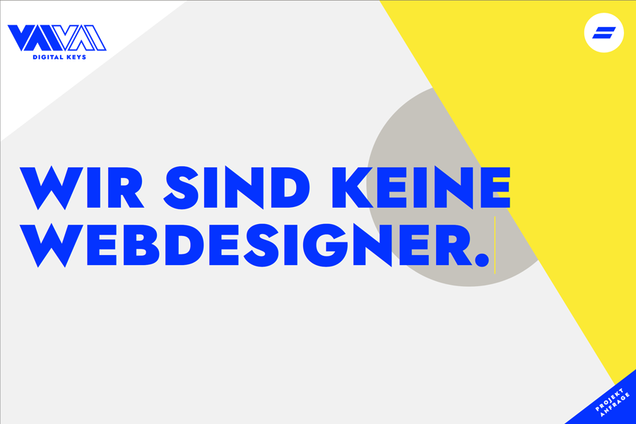 We are no webdesigners.