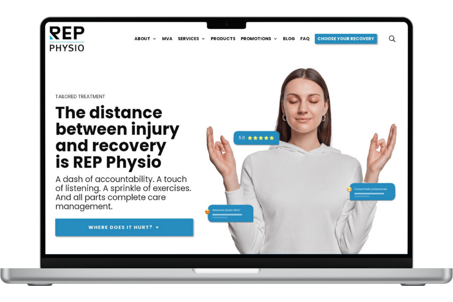 REP Physio Website