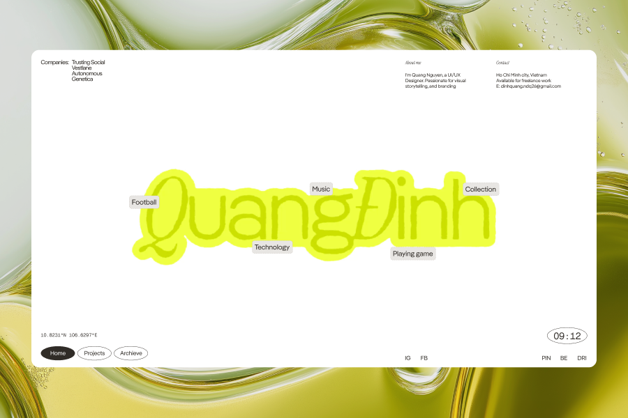 Quang Dinh Portfolio