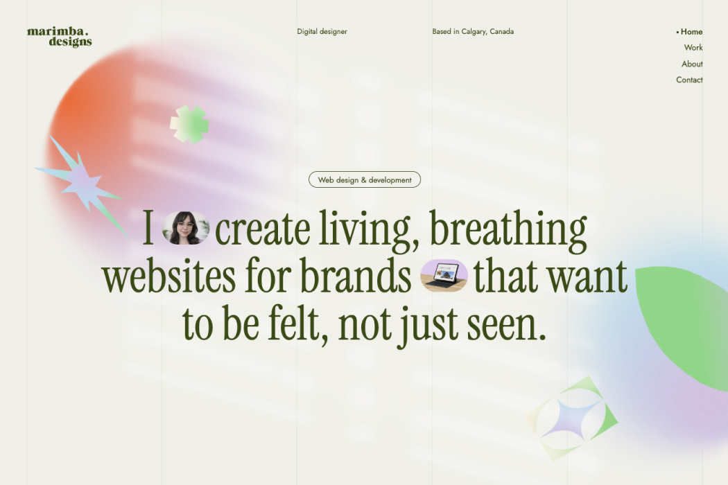 Marimba. Designs Portfolio