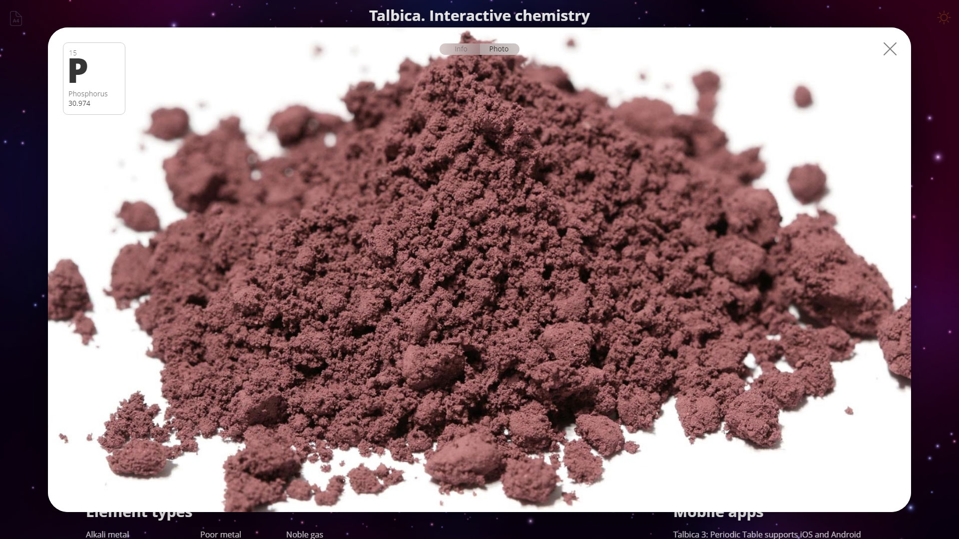Talbica: Interactive chemistry